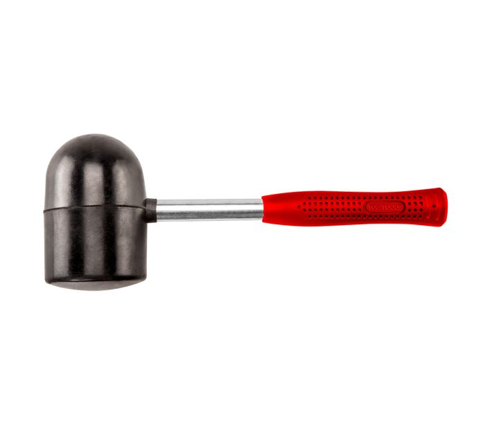 Киянка гумова 1250 г, 90 мм, металева рукоятка Top Tools (02A315)